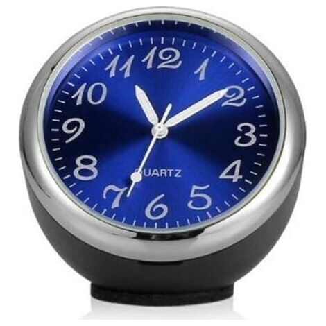 Horloge de tableau de bord de voiture, Mini Horloge pour Voiture Petite Voiture Tableau de Bord Horloge Classique Ronde Analogique Horloge Voiture Décoration (1/3)