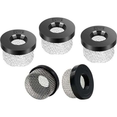 5pcs Stainless Steel 3/4 inch-14 Mesh Aerator Filter Prevent Clogging for Yacht Pool SPA MUMU (1/4)