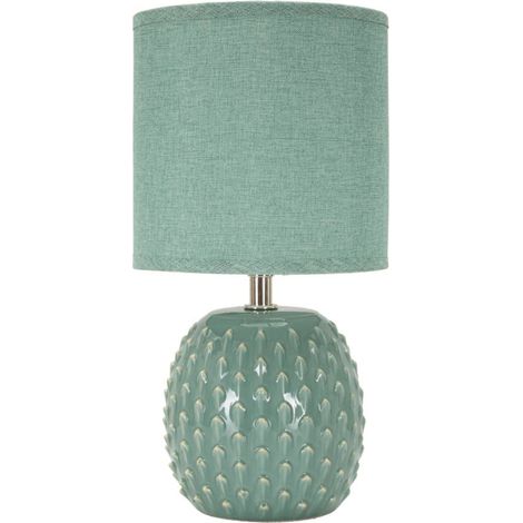 Lampada da comodino in ceramica turchese, Ø14x27 cm – Pontus (1/5)