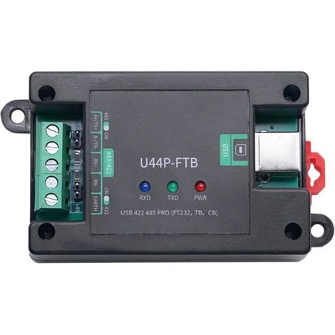 U44P-FTB USB 422 485 Pro (FT232, TB, CB) Serial Port Converter Modul mit DB9 Männlichen Führungsschiene/USB-B Interface (1/4)