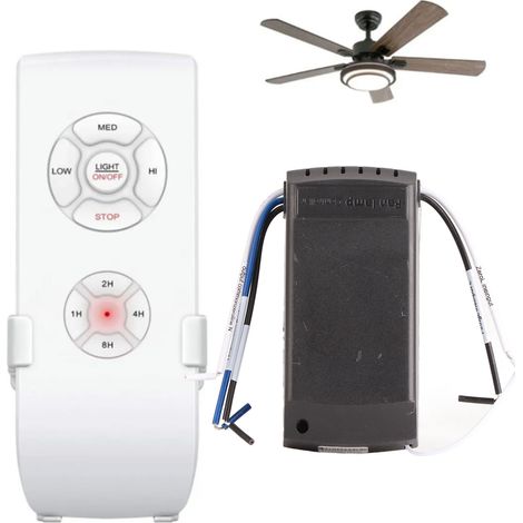 Kit de télécommande universelle intelligente pour ventilateur de plafond Hunter Harbor Breeze