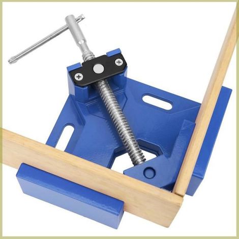 Cocosity Pince d'angle droit à 90 degrés Corner de coin à 90 degrés à angle droit T Gandoue Vice Grip Grip outillage agrafe Bleu (1/5)