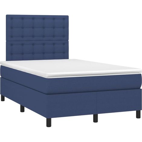 Maison Exclusive - Boxspringbett mit Matratze Blau 120x190 cm Sto