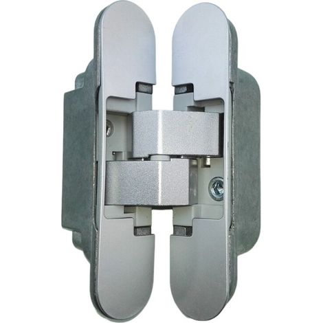 Unsichtbares Scharnier für schwere Türen – 2er-Set (Last 40 kg, Öffnung 180°)