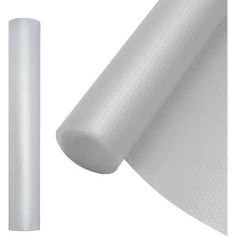Jiubiaz Schubladenmatte,Antirutschmatte,Schrankmatte,Zuschneidbar,EVA,Einlegeböden,Regale Schränke,wasserdicht, transparent