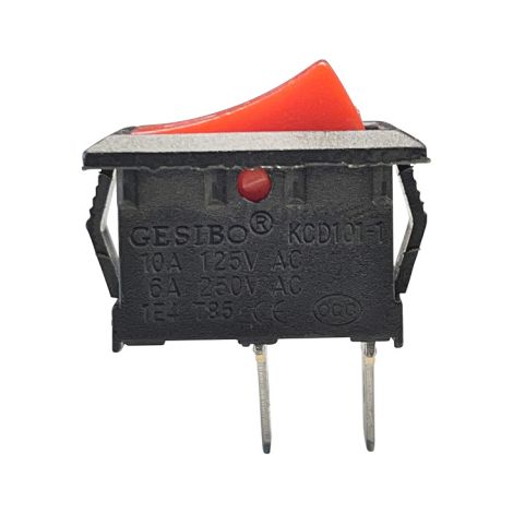 GESIBO KCD101-1 Wippschalter 250V 10A 2Pin Schalter (1/3)