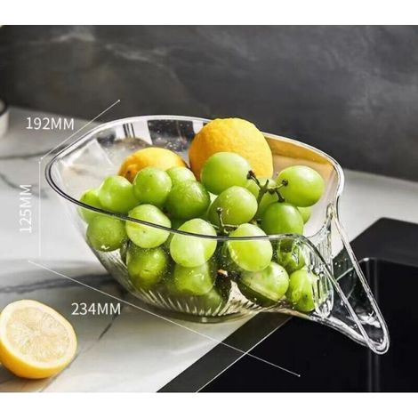 Entonnoir de vidange pour évier – Panier d’égouttage multifonctionnel en acier inoxydable, compatible avec tous les éviers de cuisine (1/3)