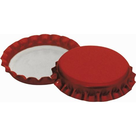 tappi corona diam.26 rosso 100 pezzi (1/2)