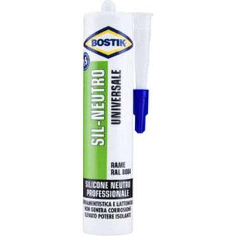 12 x BOSTIK SIL-NEUTRO UNIVERSALE 300 ML RAME