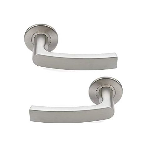 Bricard 668552 - Maniglie su rosone in acciaio inox Tempo Design Salsa