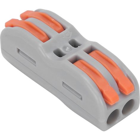 Lot de 50 connecteurs de bornes SPL-2 : connexion rapide et compacte de fils flexibles et rigides, accessoire industriel (1/5)