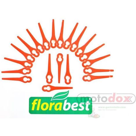 20 Ersatzmesser FAT 18 B2 / B3 273039 LIDL Akku Rasentrimmer Kunststoff Messer
