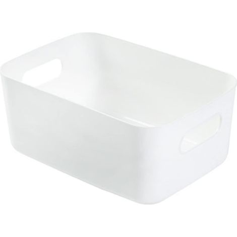 Boîte de rangement, panier de rangement de bureau, boîte de rangement de cosmétiques, organisateur d'articles divers de bureau avec poignée, étui de rangement d'articles (Tyénazapu4C8iR-18) (1/5)