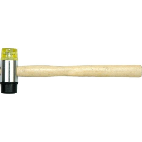 TOYA 33950, mazo de cara blanda de 35 mm, ideal para montaje y reparación, fabricado en caucho y plástico, 1 pieza
