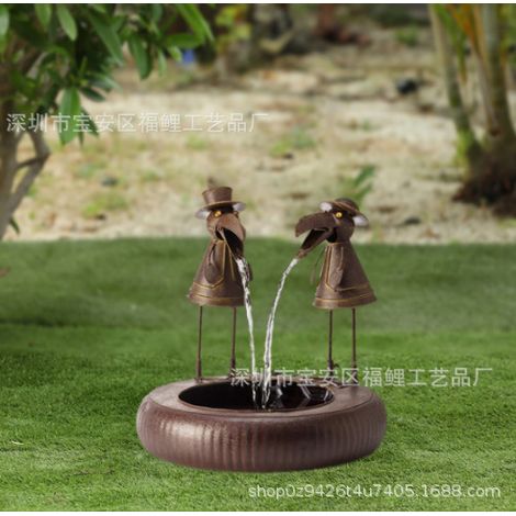 Entdecken Sie unsere neuen, grenzüberschreitend handgefertigten Kunstharzartikel: Tukan-Brunnen, Garten- oder Hofdekoration (Art.-Nr. 9061). Tukan-Modell aus Bronze (Art.-Nr. 9061). (1/5)