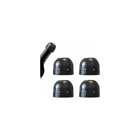 Bouchons d’étanchéité pour champagne en silicone – Lot de 4, mini bouchons pour vin mousseux, idéal pour live streaming et cadeaux (1/5)