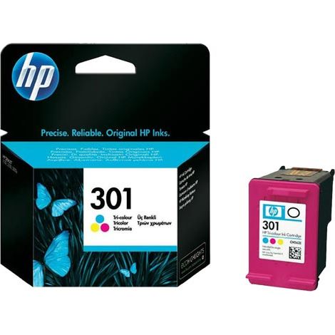 HP Cartucho de tinta original 301 Tri-color