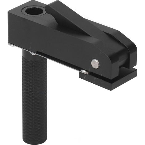Schnellspannzwinge für den Schreibtisch, 3-fach verstellbar, Metall-Niederhalter für Holzbearbeitung, Schwarz, 19 mm / 0,75 Zoll (1/5)