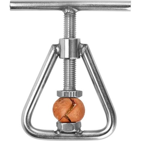 Stainless Steel Nutcracker Nutcracker Tongs Heavy Duty Nutcrackers Walnut Cracker Tongs Metal Nutcracker Opener Tool for Macadamia Nuts, Hazelnuts, Almonds, Pecans (1/5)