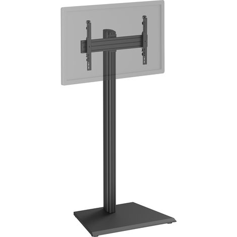 Support TV sur pied 32'' - 75'' Hauteur 175cm à poser noir (1/3)