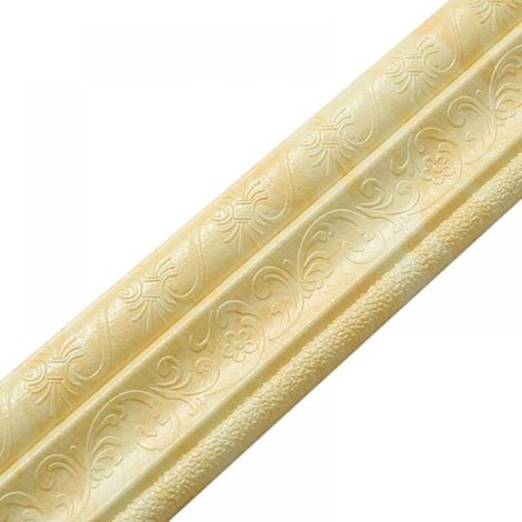 Autocollant Mural En Mousse PVC - 8 cm x 2,3 m - Imperméable Réutilisable - Bordure Décorative Murale - 1 Rouleau (1/5)
