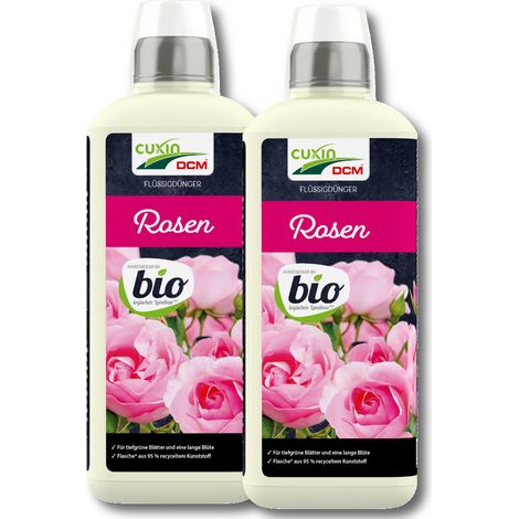 Cuxin engrais liquide pour roses bio 2x800 ml