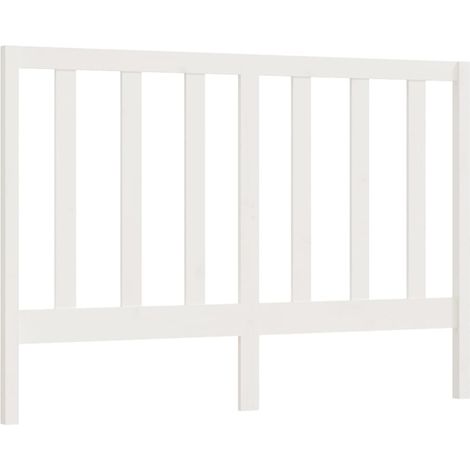 Cabecero accesorio para dormir mueble dormitorio 166 x 4 x 100 cm madera de pino blanco TDL0203791