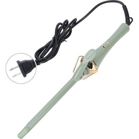 Fer à friser céramique ultra fin 37W, température constante 360°, fil rotatif pour salon à domicile, prise US 110V (1/5)