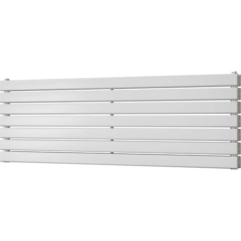 Typhoon Axis - White Horizontal Radiator H476mm x W1400mm Double Panel (1/3)