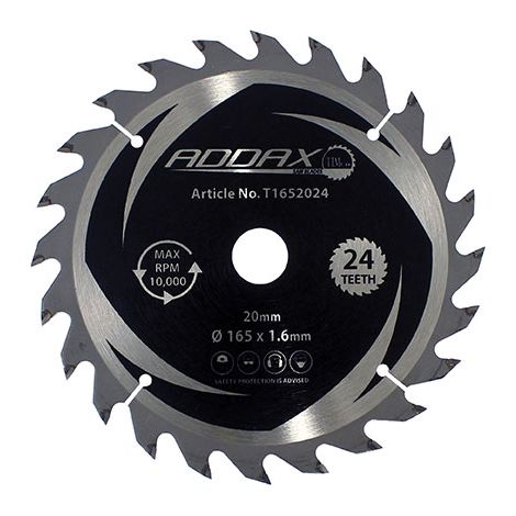 TIMCO Handheld Cordless Circular Saw Blade - 165 x 20 x 24T
