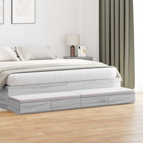 Bettschubladen Graues Sonoma 180 x 36,5 x 16,5 cm Holzwerkstoff