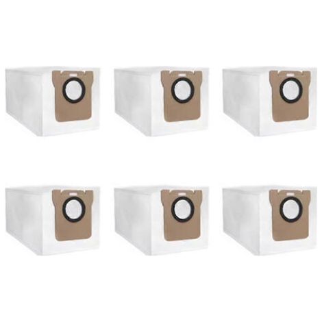 Lot de 6 sacs �� poussi��re de rechange pour aspirateur robot Xiaomi Mijia 5 PRO / OV21CN