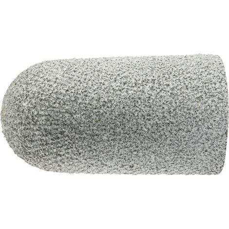 Schleifkappe D21xH40mm Körnung 150 KEL-Rundkegel grau (1/4)