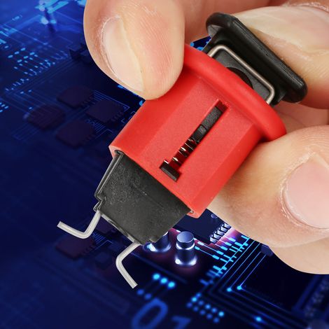 Leitungsschutzschalter mit Verriegelungsmechanismus und Luftschalter zur elektrischen Sicherheitsverriegelung für die Stromtrennung (1/5)