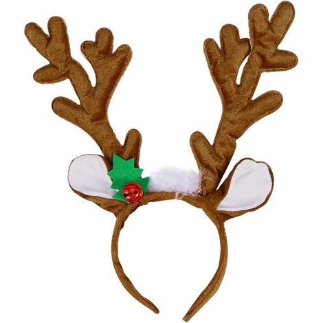 Bandeau en bois de renne, bandeaux de Noël pour adultes et enfants (1/5)