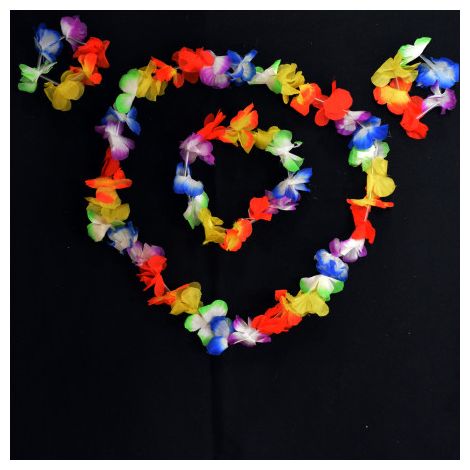 Ensemble hawaïen collier, bracelets, couronne 12 pièces 49-40
