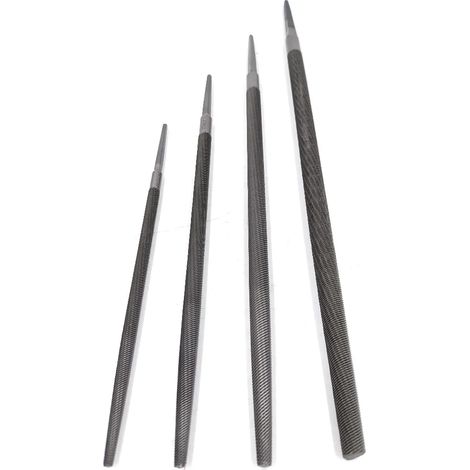 LIMA CORRADI TONDA TAGLIO BASTARDO  Lunghezza 6 "" ( 150 mm ) - Sezione 6 mm (1/2)
