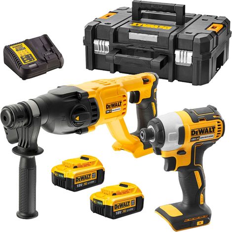 Dewalt DCK2023M2T 2 Piece 18v XR Cordless Kit - DCF787 Impact DCH133N SDS Drill (1/4)