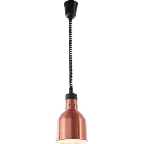 Lampe infrarouge réglable en hauteur 70-150 cm, couleur cuivre 175x175x700 mm - VIRTUS