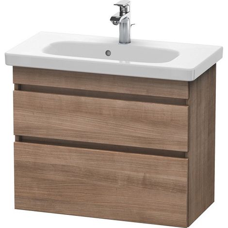 Duravit DuraStyle Mueble de pared 6499, 730mm, 2 cajones, para DuraStyle, Color (frente/cuerpo): Cerezo del Tesino - DS649907373