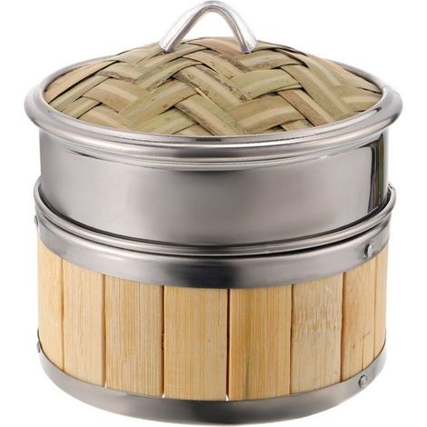 Ustensiles de cuisine en bambou et en bois, en acier inoxydable (1/5)