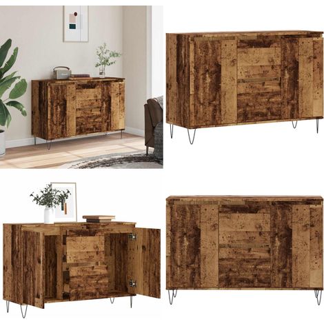 vidaXL Sideboard Altholz-Optik 104x35x70 cm Holzwerkstoff (1/5)