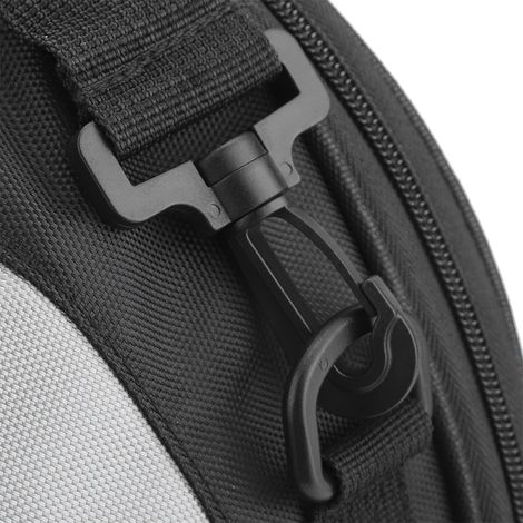 Sacoche pour casque de moto G-XZ-009, sac multifonctionnel, gris et noir (1/4)