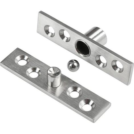 Bisagras pivotantes para puertas - Acero inoxidable - Juego de 2 (1/5)