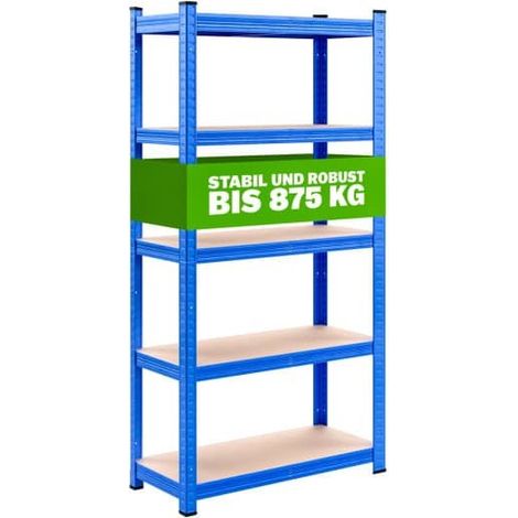 Étagère Modulable à Charge Lourde bleue : 180 X 90 X 40 cm Robuste et Polyvalente, 875 kg (1/4)