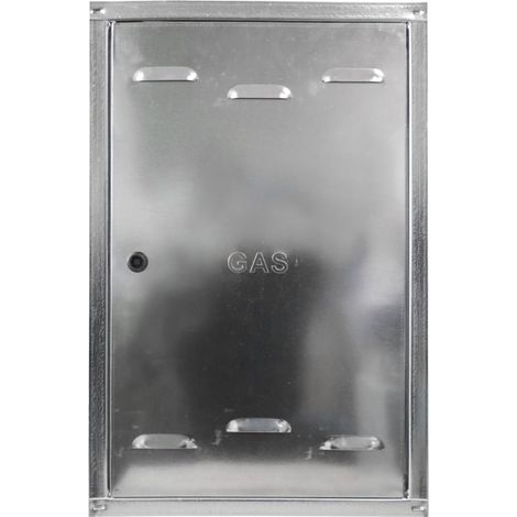 Pikappa 1105 Sportello zincato per contatore gas, con serratura e chiave a quadrello. Dimensioni 350x450 mm (1/3)