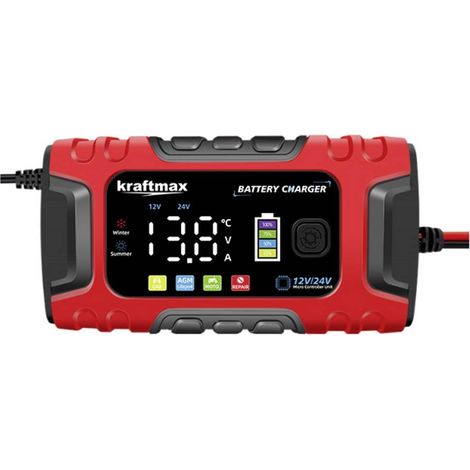 kraftmax Caricabatterie: 12 V, 24 V Corrente di carica (max.) 10 A