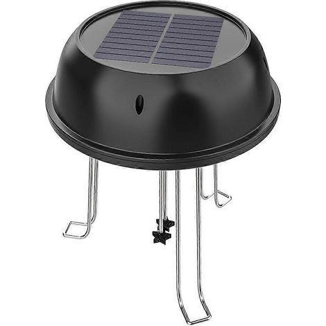 Solarbetriebener Wasserrührer, kreisförmiger Wellengenerator, Steingarten zur Erzeugung von Wasserwellen, solarbetriebene Landschaftsgestaltungswerkzeuge (1/5)