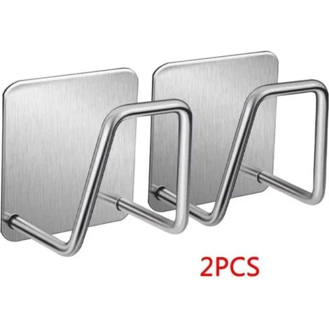 Küchenregal für Schwamm, Seife, Töpfe, Pfannen, Teller, Gläser, 5 cm x 5 cm x 3 cm, 2er-Set