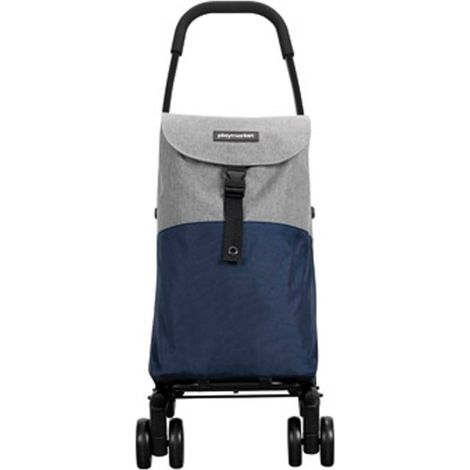 CARRO COMPRA 4 RUEDAS GIR. GO FOUR NEGRO/AZUL - 24917-293 (1/5)